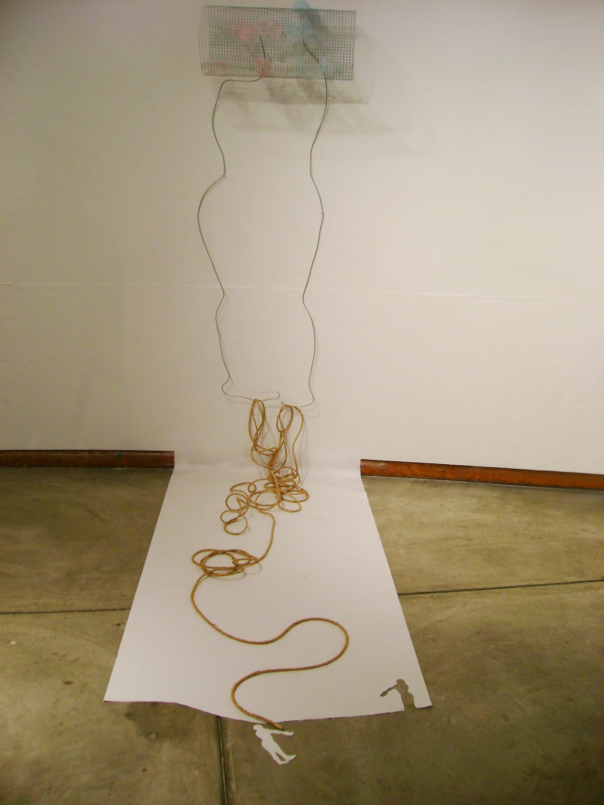 Installationt Sculpture, Couple, Mixed Media